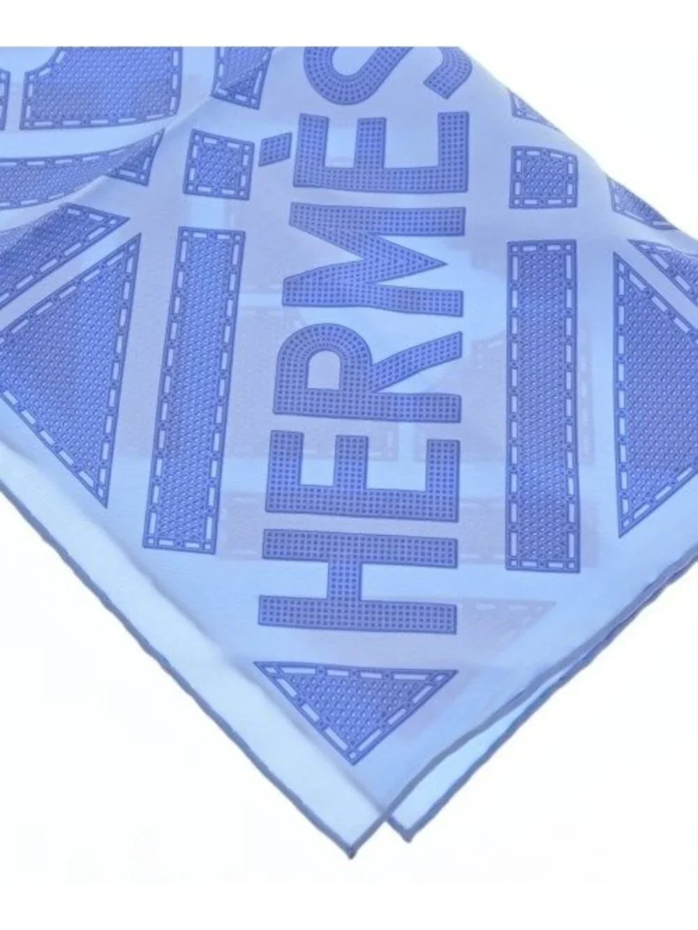 Hermes Bandana Scarf Blue
